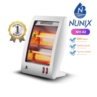 Nunix Portable Electric Room Heater With Over Heat Protection NH-02 800W with Tip over Switch, Keeps you warm during cold season and rainy season
