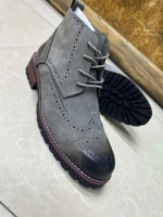 Grey Classy High cut Oxford leather Timberland  boots Sizes 39-45