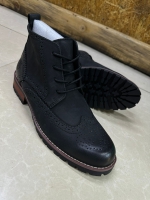 Black Classy High cut Oxford leather Timberland  boots Sizes 39-45