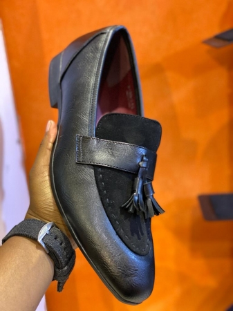 Black Quality Loafer Shoes for Men