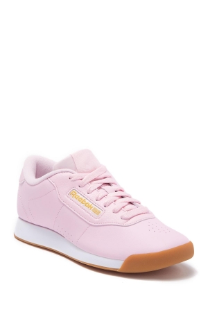 Pink Reebok Flat sole Laced Sport shoes