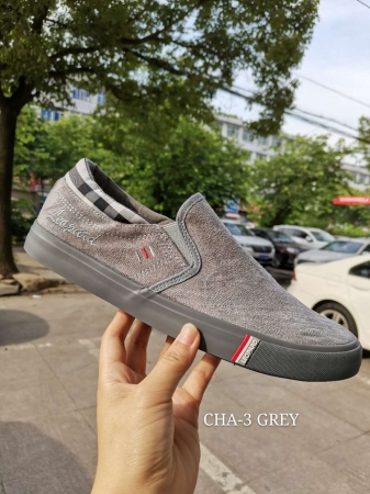 Grey CHA-3 rubber sole Leopard Unisex Quality Converse Rubber shoes Size 40-44