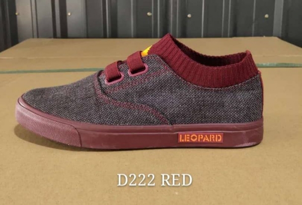 D222 RED rubber sole Leopard Unisex Converse Rubber shoe Size 40-44