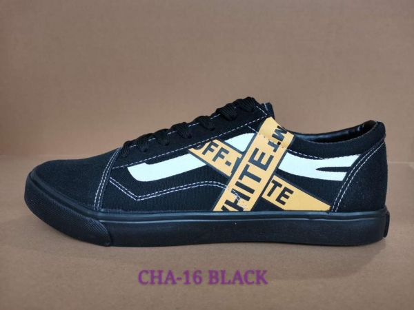 Black CHA-16 rubber sole Leopard Unisex Quality Converse Rubber shoes Size 40-44