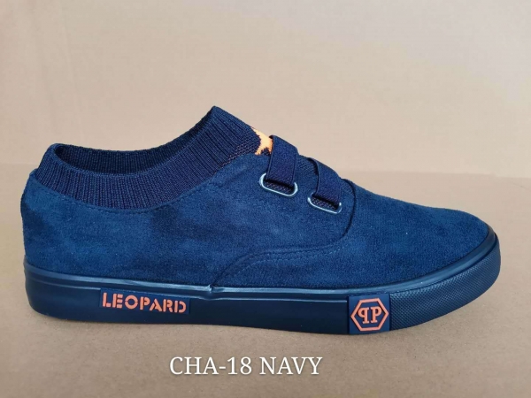 Navy Blue qp CHA-18 rubber sole Leopard Unisex Quality Converse Rubber shoe Size 40-44