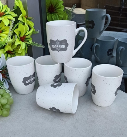 A set of 6 cups quality ceramic cups coffee mug/tea mug