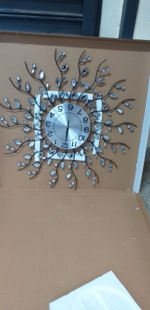 Large size Quality leafy Decorative wall clock