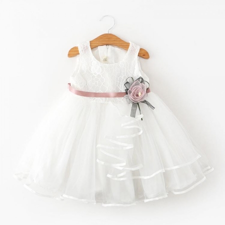 White code B LR005 cute kids dress