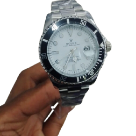 Luxurious Silver Rolex Oyster Perpetual Date High Quality Watch
