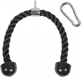 Tricep Rope quality pull down rope with carabiner 