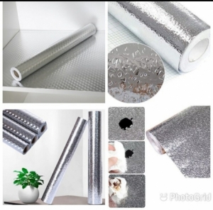 The Adhesive Drawer mat/liner wall mat color silver Size 30*500cm