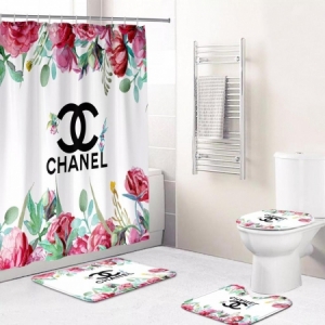 Chanel Black Square Bathroom Set Luxury Fashion Brand Bath Mat Home Decor  Hypebeast  by SuperHyp Store  Jul 2023  Medium