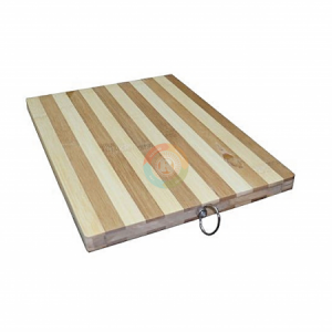 Non slip bamboo chopping board medium
