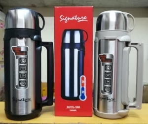 1.8ltres SGTC5-1800 stainless steel vacuum signature flask
