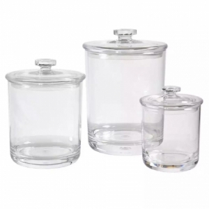 3 piece Set Apothecary Jars