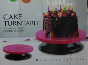 Cake Turntable 360 degrees rotates smoothly and durable