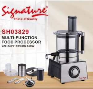 Signature SH-03839 Multifunctional food processor Multi-function  food processor 500 watts  220-240v