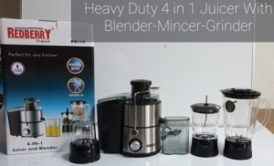 Redberry 4 in 1 Juicer and Blender 500Watts
