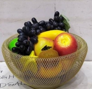 Fruit holder Electa iconic double mesh fruit bowl