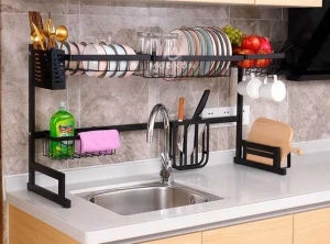 Over the Sink Dish Drying Rack
