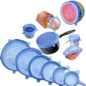 Buy Generic 6 Pcs Reusable Silicone Stretch Lids