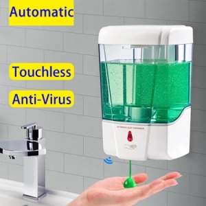 700ML Automatic Soap Dispenser, Automatic Sensor hand sanitizer dispenser Alcohol Sanitizer