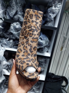 Animal print Heel ladies boots size 40-42
