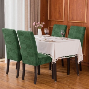 Plain colored dining room seat covers