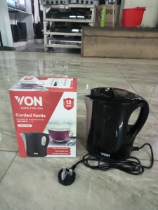 Von corded electric water kettle 1850-2200W with 1.7liter capacity