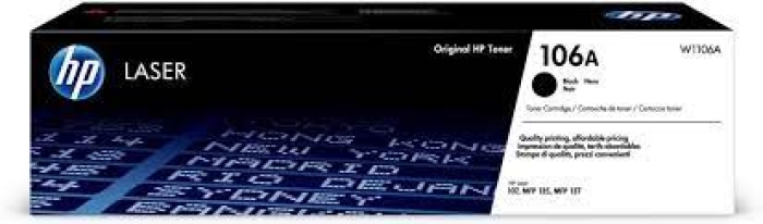 HP 106A W1106A Black Original Laser Toner Cartridge