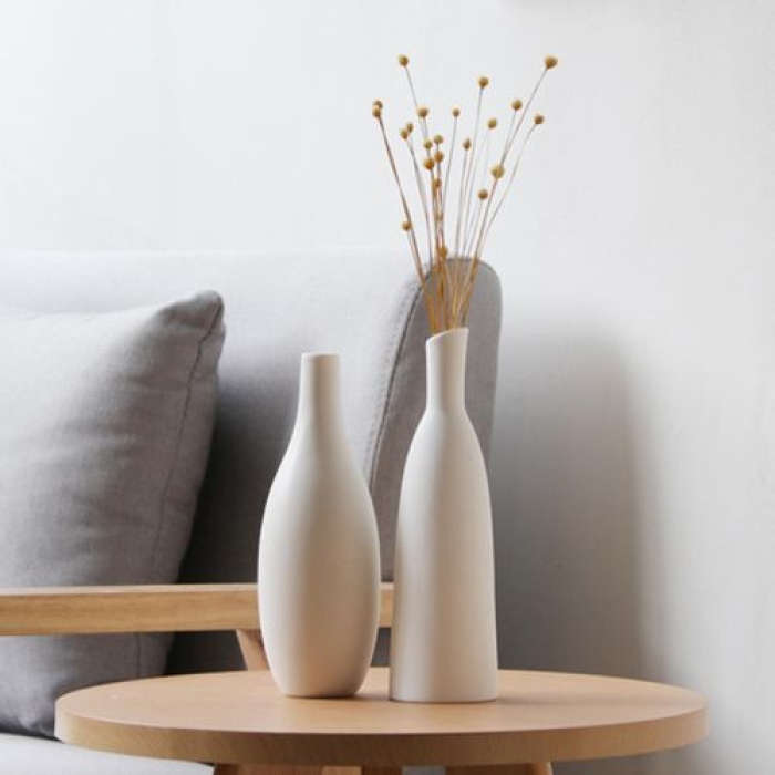Generic Nordic White Ceramic Flower Vase Photo Props Centerpieces Home Beauty.