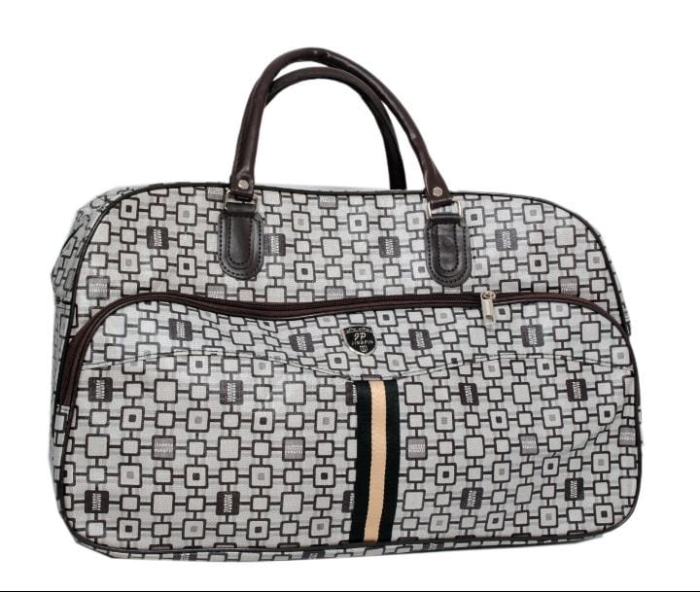 grey well decorated leisure bag