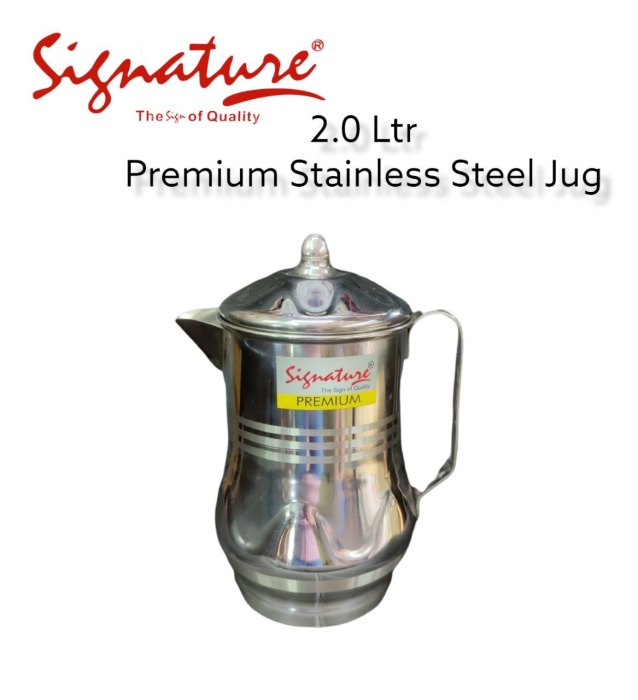 2.0 Ltr Premium Stainless Steel Jug