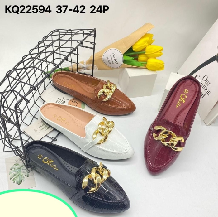Loafers for women Back Open Shoes Ladies