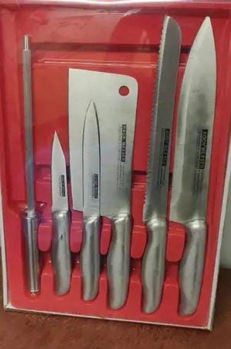 5pcs good quality Knives set with sharpener