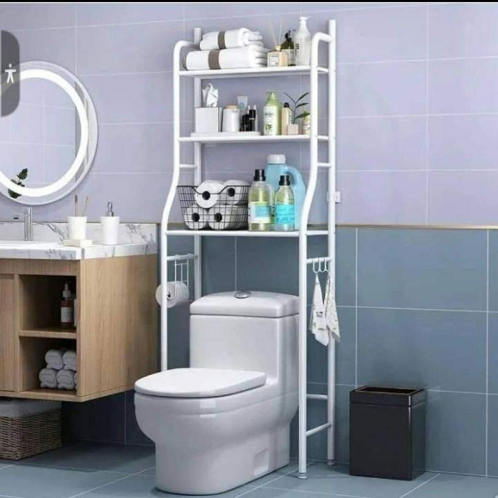 Aluminum Toilet rack toilet organizer