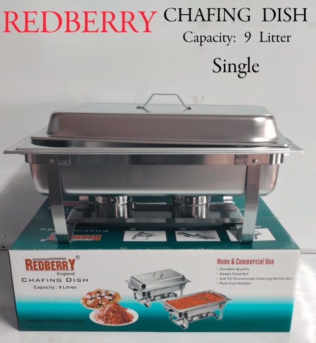Single Redberry Chafing Dish Capacity 9 liter food warmer
