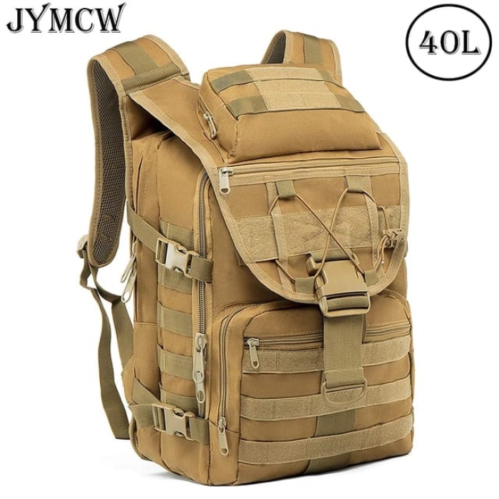 Military Backpack-Tactical Molle Rucksack - Tactical Backpack Laptop Army 3 Day Bug Out Bag Assault Pack Molle Backpack Travel..B12