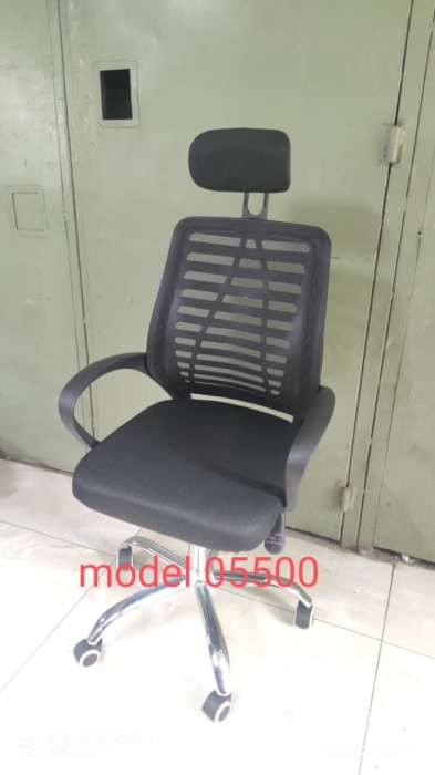 Model 0550 Orthopedic Rikeys Ergonomic Office Chair with 3 Way Armrests Lumbar Support and Adjustable Headrest High Back Tilt Function Black