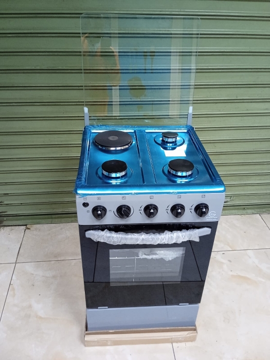  Buy Unique and Affordable Eurochef 3gas and 1 electric hotplate standing cooker  with electric oven Size 50X55X84CM
