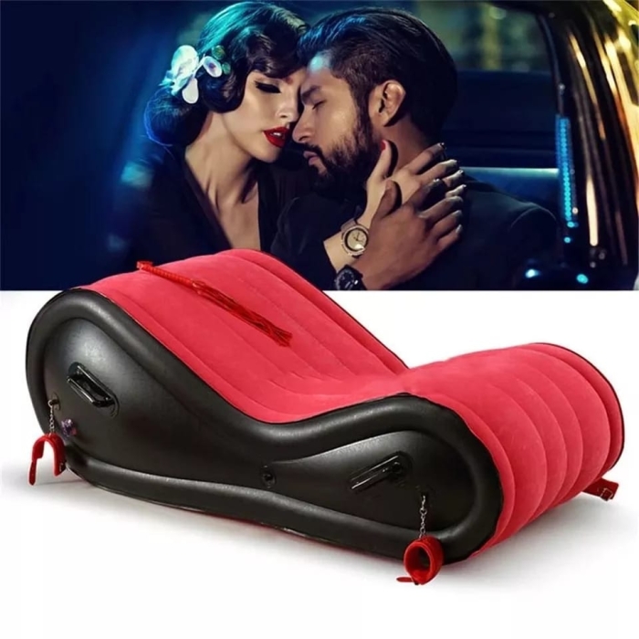 Order New Rhomantic Inflatable Sexy Sofa Bed Adult Love Game Sofas Chaise Furniture Rocking Chair Furniture Toys For Couples Sex Cushions Pillow