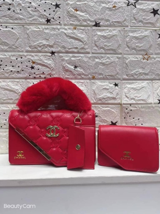 Order New ladies Chanel Circle sling bags [RED]