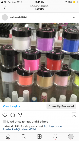 Acrylic powder set with 12 Assorted colors 10g