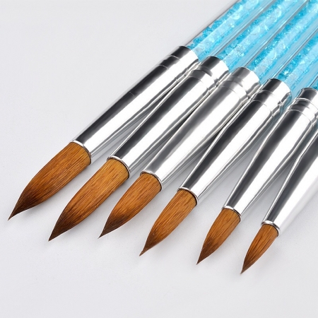 6pcs set acrylic brushes