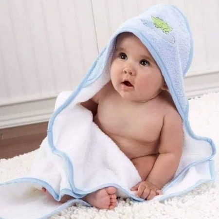 Hooded baby towel
