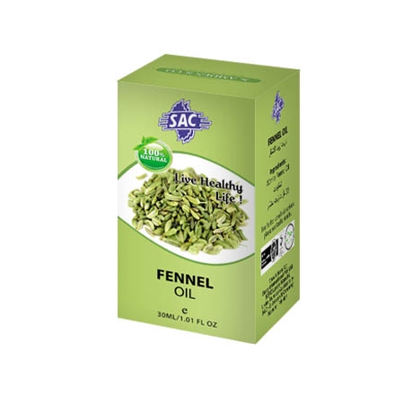 SAC Fennel Oil 30ml Pure Organic 