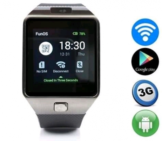 Smart watch with Bluetooth WiFi and 3G network