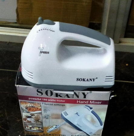Sokany 7 speed 180 watts hand mixer