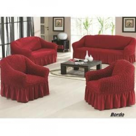 Maroon Fashion Stretchable Sof Order, Seat Covers For Sofas