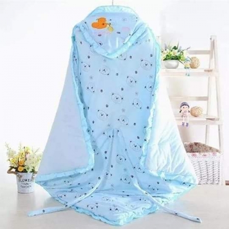 Hooded blanket baby Newborn baby cotton quilt infant blanket & wrappers